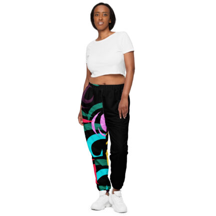 Dirty All over Track Pants_Black - Image 2